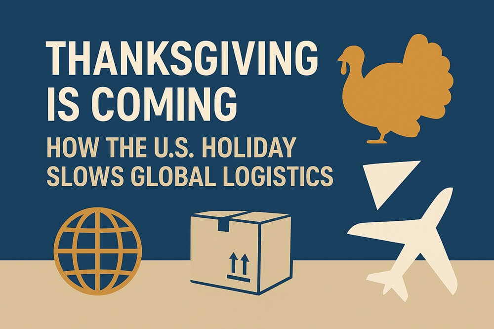 Thanksgiving Is Coming: How the U.S. Holiday Slows Global Logistics — And Why Urgent Air Freight Matters
