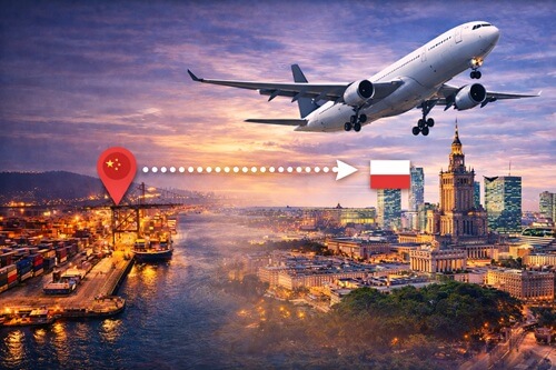 OBC案例:上海至华沙(WAW)紧急运输|门到港极速交付