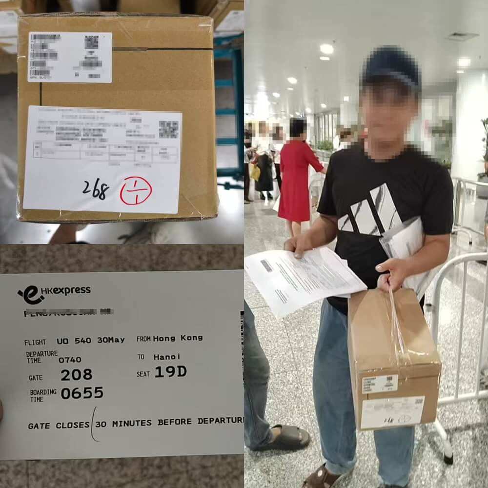 OBC案例|香港至河内(HAN)手提急件高效交付 1 OBC案例|香港至河内(HAN)手提急件高效交付