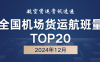 2024年全国机场货运航班量TOP20